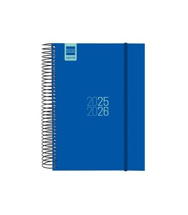 AGENDA ESCOLAR 2025-2026 CURSO ESPIR E10-155X212 1DIA PAGINA AZUL+ FINOCAM 633121526