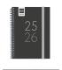 AGENDA ESCOLAR 2025-2026 SECUNDARIA 8 120X164 SEMANA VISTA HORIZONTAL NEGRO+ FINOCAM 634224026