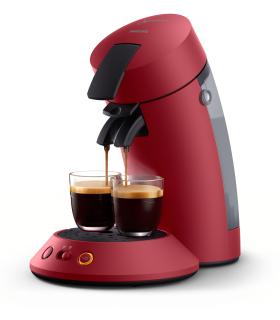 Cafetera De Cpsulas Philips SENSEO Original Plus CSA210 91  Compatible Cpsulas SENSEO  Roja