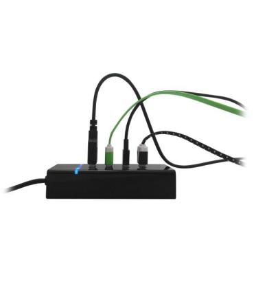 Ewent E1137 HUB USB TIPO C 4 PUEROS USB 3.1