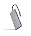 Docking Tipo-C Nanocable 10.16.4612/ 3xUSB/ 1xUSB Tipo-C/ 2xHDMI 4K/ 1xDisplayPort/ 1xRJ45/ 1xLector Tarjetas/ 1xJack 3.5/ 1xUSB