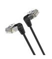 Cable De Red RJ45 UTP Vention IBOBG Cat.6A/ 1.5m/ Cabeza Rotatoria 360/ Negro
