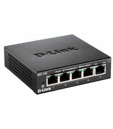 Switch D-Link DES-105 5 Puertos  RJ-45 10 100