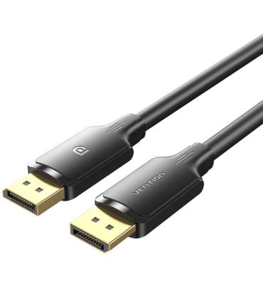 Cable DisplayPort 1.2 4K Vention HAKBI/ DisplayPort Macho - DisplayPort Macho/ 3m/ Negro