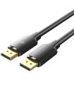 Cable DisplayPort 1.2 4K Vention HAKBI/ DisplayPort Macho - DisplayPort Macho/ 3m/ Negro