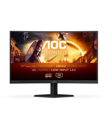 Monitor Gaming Curvo AOC C27G4ZXE 27'  Full HD  0.3ms  280Hz  VA  Negro