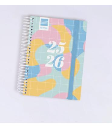 AGENDA ESCOLAR 2025-2026 SECUNDARIA 8 120X164 SEMANA VISTA HORIZONTAL ART+ FINOCAM 634224826