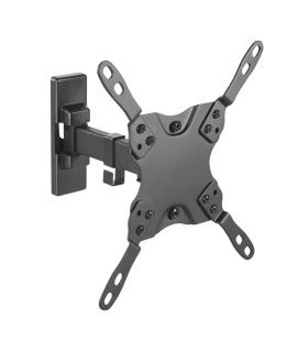 SOPORTE AISENS GIRA. INCLIN. Y NIVEL. MONITOR TV 20KG 2 PIVOTES DE 13-42 NEGRO