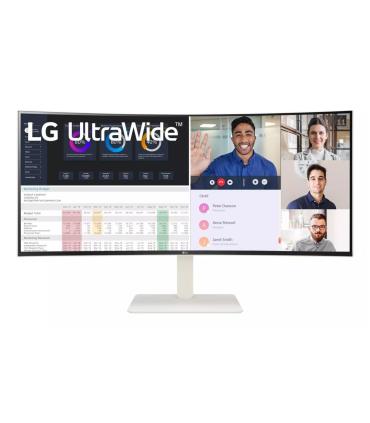 Monitor Profesional Ultrapanormico Curvo LG UltraWide 38WR85QC-W 37.5'  WQHD+  Multimedia  Blanco