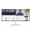 Monitor Profesional Ultrapanormico Curvo LG UltraWide 38WR85QC-W 37.5'/ WQHD+/ Multimedia/ Blanco