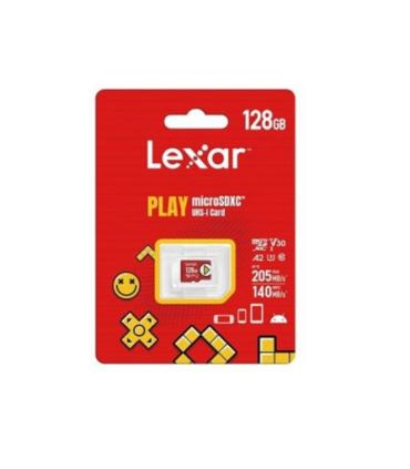 LEXAR 128GB PLAY MICROSDXC UHS-I CARDS, UP TO 205MB/S READ, 140MB/S WRITE, C10 A2 V30 U3