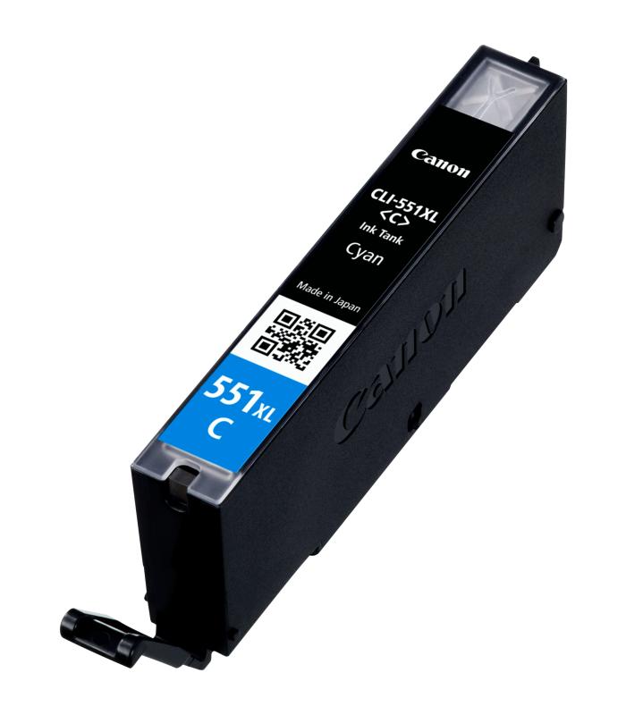 Cartucho De Tinta Original Canon CLI-551C XL Alta Capacidad  Cian