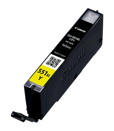 Cartucho De Tinta Original Canon CLI-551Y XL Alta Capacidad  Amarillo