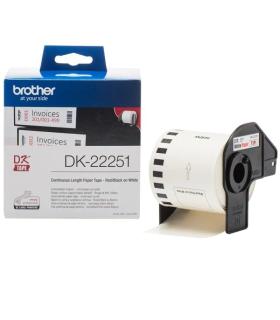 Rollo de Papel Continuo Original Brother DK22251