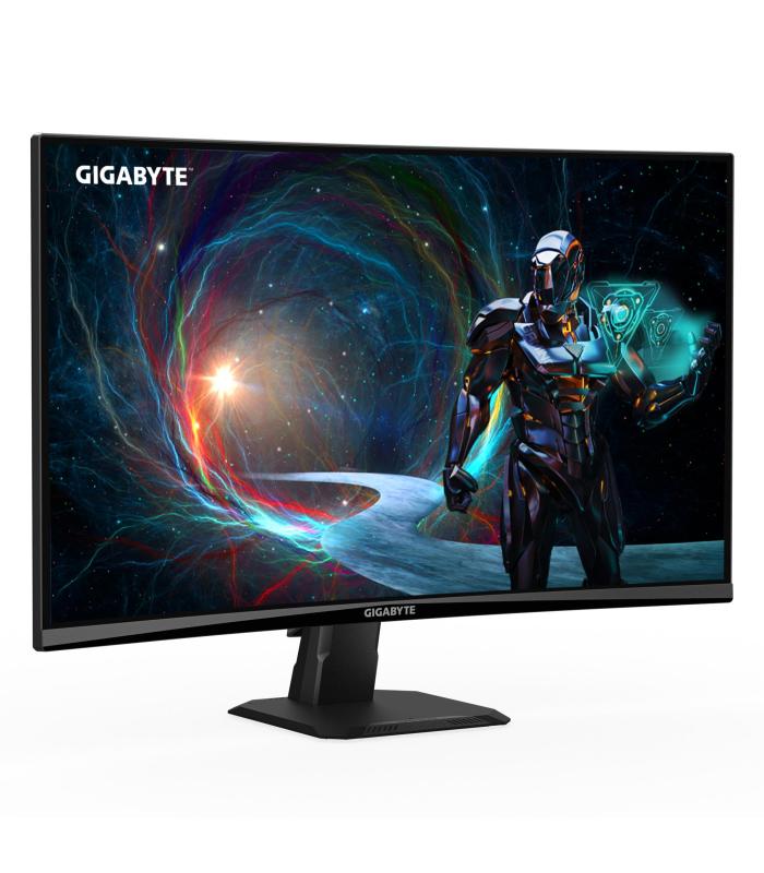 GIGABYTE GS27QCA 27" Monitor Curvo Para Gaming QHD - 2560 X 1440, 180Hz, 1ms, 250 Cd m, FreeSync, HDR Ready, HDMI 2.0, DisplayP