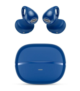 Auriculares Bluetooth SPC Boost Clip con estuche de carga/ Autonoma 6h/ Azules