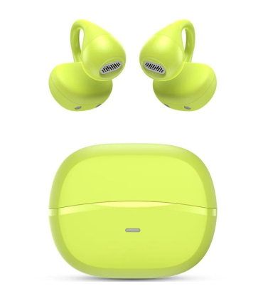 Auriculares Bluetooth SPC Boost Clip con estuche de carga/ Autonoma 6h/ Verdes Lima