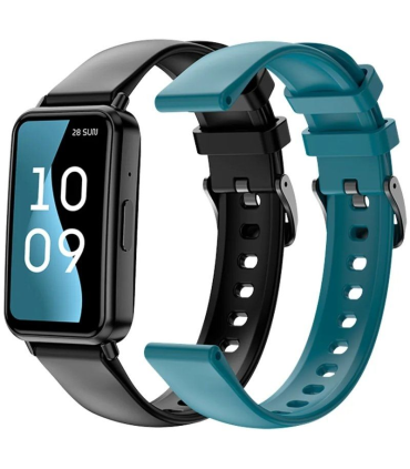 Smartwatch SPC Duo Fit/ Notificaciones/ Frecuencia Cardaca/ Negro Oscuro