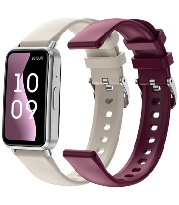 Smartwatch SPC Duo Fit/ Notificaciones/ Frecuencia Cardaca/ Blanco