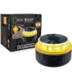 Luz Baliza De Emergencia Para Coche SOS Road Connected EL2024 V16/ Homologada/ Base Imantada/ Geolocalizable/ Funciona A Pilas