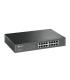 SWITCH CON BASE DE MONTAJE TP-LINK DE ESCRITORIO DE 16 PUERTOS GIGABIT