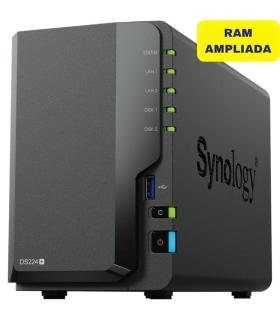 NAS Synology Diskstation DS224+/ 2 Bahas 3.5\'- 2.5\'/ 6GB DDR4/ Formato Torre