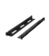 KIT CARRIL LANBERG RACK 19\" DESLIZANTE 650-1090MM NEGRO