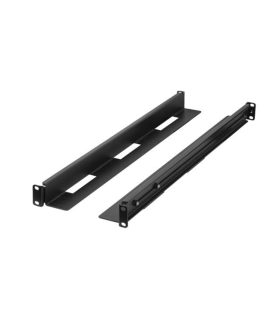KIT CARRIL LANBERG RACK 19\" DESLIZANTE 650-1090MM NEGRO