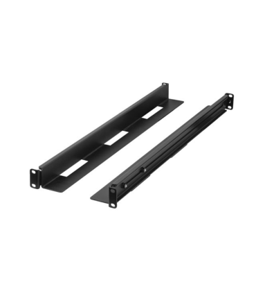 KIT CARRIL LANBERG RACK 19\" DESLIZANTE 650-1090MM NEGRO