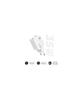 SUBBLIM CARGADOR GAN 35W CHARGER USB C+C