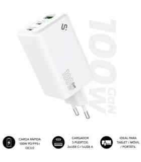 SUBBLIM CARGADOR GAN 35W CHARGER USB C