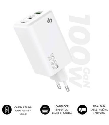 SUBBLIM CARGADOR GAN 35W CHARGER USB C