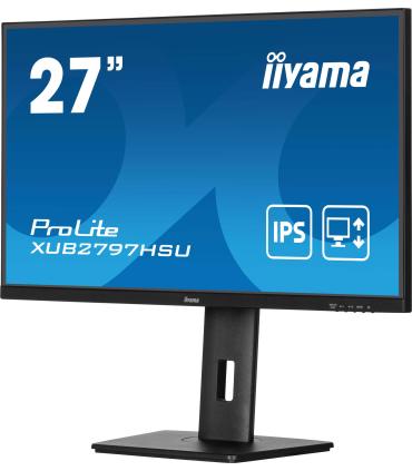Iiyama ProLite XUB2797HSU-B2 Pantalla Para PC 68,6 Cm (27") 1920 X 1080 Pixeles Full HD LED Negro