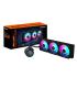GIGABYTE Refrigeracin Lquida AIO AORUS WATERFORCE II 360 Para CPU - 3 Ventiladores ARGB De 120 Mm, Mecanismo De Bloqueo Deslizan