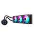 GIGABYTE Refrigeracin Lquida Para CPU AORUS WATERFORCE X II 360 AIO - 3 Ventiladores ARGB De 120 Mm, Pantalla LCD A Todo Color, 