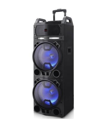 Altavoz Portable con Bluetooth Aiwa KBTUS-900/ 800W/ Incluye 2 Micrfonos