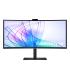Monitor Profesional Ultraparonmico Curvo Samsung ViewFinity S6 S34C652VAU 34'  UWQHD  Webcam  Multimedia  Negro