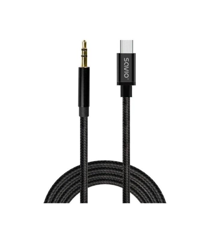 CABLE USB-C A MINI-JACK SAVIO CL-188 2M