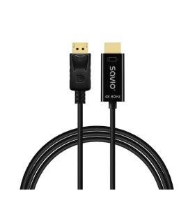 CABLE DP A HDMI SAVIO CL-189 4K 60HZ