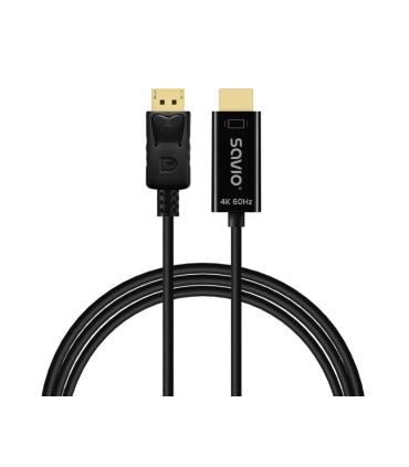 CABLE DP A HDMI SAVIO CL-189 4K 60HZ