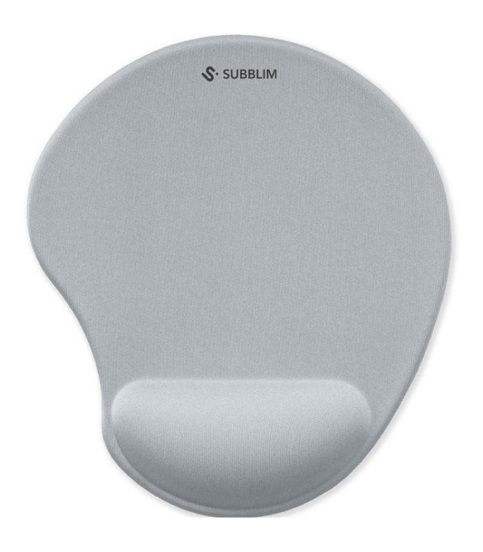 Alfombrilla Ergonmica Subblim Ergo NeoGel MousePad/ /Plateada