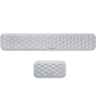Pack de 2 Reposamuecas Subblim Ergo AirPadding/ Plateadas