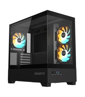 CAJA ATX SEMITORRE GIGABYTE AORUS C201B ICE PANORAMICA GLASS USB 3.0 BLACK