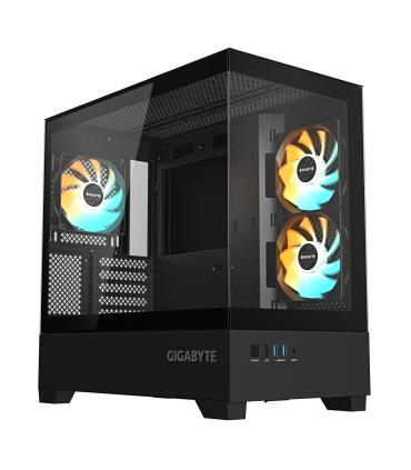CAJA ATX SEMITORRE GIGABYTE AORUS C201B ICE PANORAMICA GLASS USB 3.0 BLACK