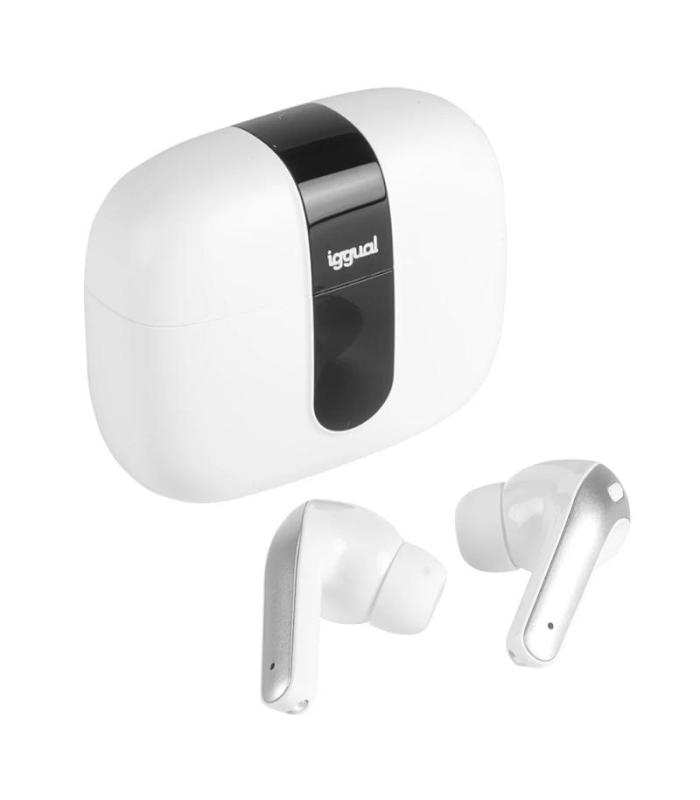 Iggual Auriculares Inalmbricos TWS Bluetooth Blan