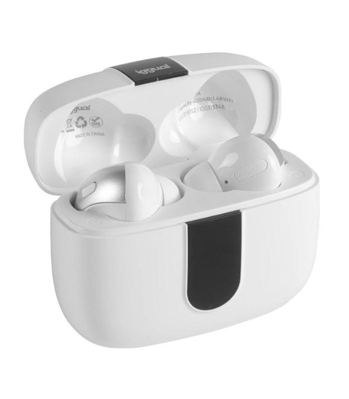 Iggual Auriculares Inalmbricos TWS Bluetooth Blan