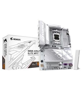 GIGABYTE B850 AORUS ELITE WIFI7 ICE Placa Base - Procesadores AMD Ryzen Serie 9000, VRM Digital De 12+2+1 Fases, Hasta 8200MHz D