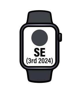 Apple Watch SE 3rd V2/ GPS/ 40mm/ Caja de Aluminio Medianoche/ Correa Deportiva Medianoche S/M