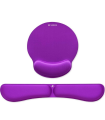 Pack De Reposamuecas Y Alfombrilla Ergonmica Subblim Ergo MemoryFlex/ Purpura