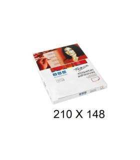 CAJA 100 HOJAS ETIQUETAS ADHESIVAS ILC BLANCA 210X148 FABRISA 15322